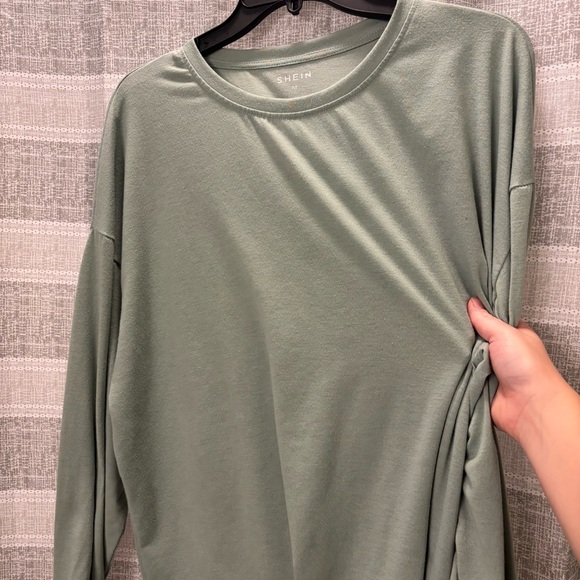Women’s SHEIN Blue / Green Long Sleeved Top Size M / Medium - Picture 2 of 5